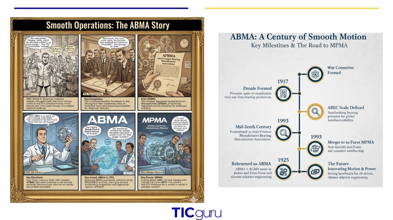 The American Bearing Manufacturers Assoc.(ABMA) Legacy: From War to World-Class